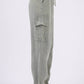 Crinkle Gauze Cargo Jogger Pants