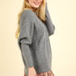 Raglan Dolman Sleeve Knit Sweater