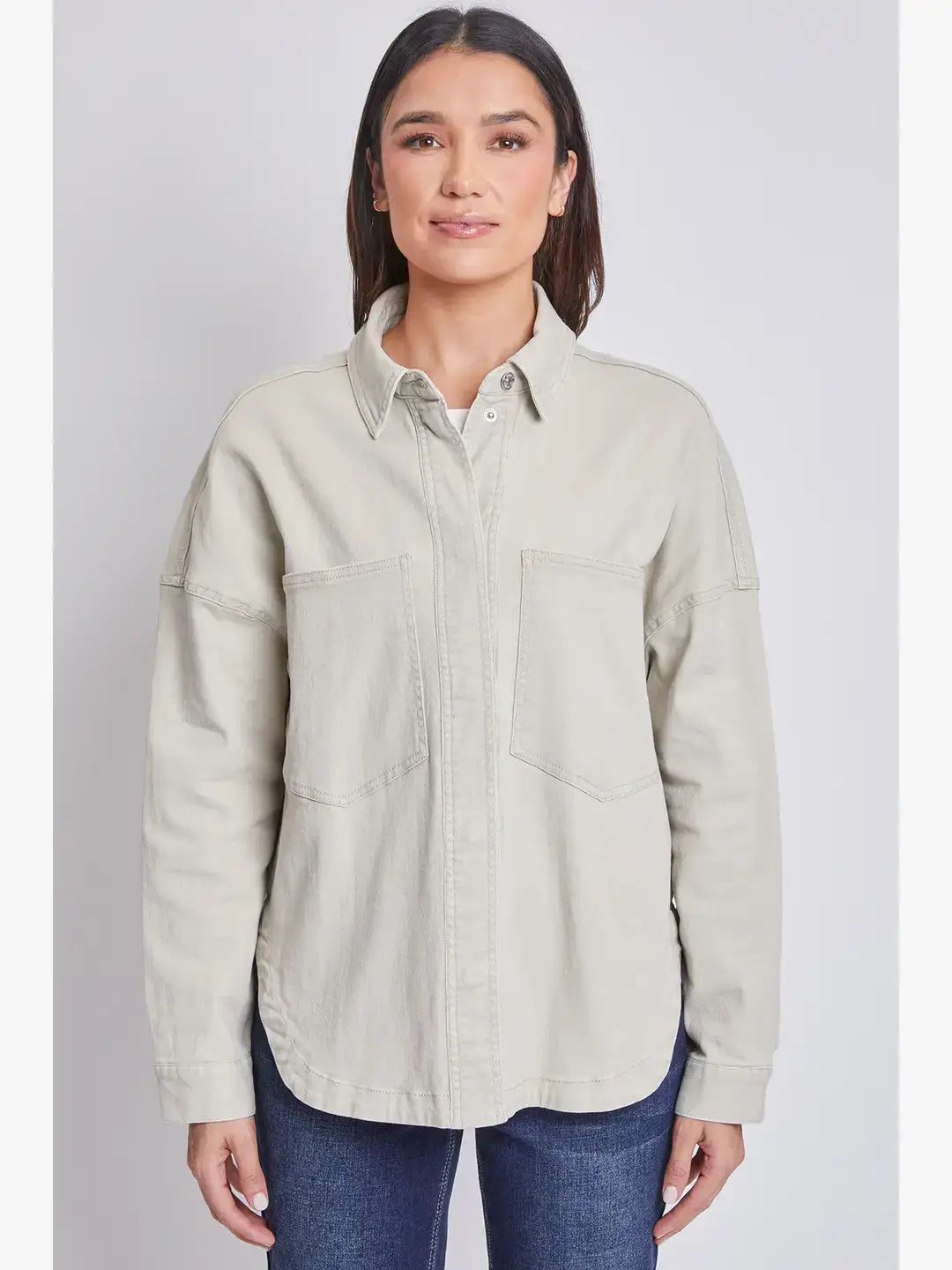 Patch Pocket Oversized Shacket