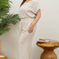 Curvy Wide Leg Linen Pants