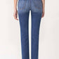 LV 1028:HIGH RISE SLIM STRAIGHT JEANS