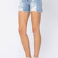 JB Hi-Rise Paint Splash Destroy Shorts XL
