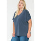 Curvy Dolman Basic Blouse Top