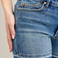 JB Tummy Control Release Hem Shorts