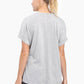 Short Sleeve Lightweight Sweatshirt