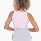 Square Neck Ribbed Tank Top