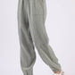 Crinkle Gauze Cargo Jogger Pants