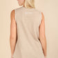 Raw edge button tank