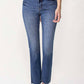 LV 1028:HIGH RISE SLIM STRAIGHT JEANS