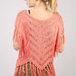 Fringe Detail Summer Sweater