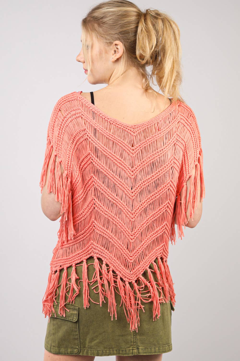 Fringe Detail Summer Sweater