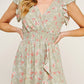 Floral Ruffle Maxi Dress