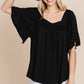 Curvy Bell Sleeve Top