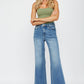 FESTIVAL STRETCH HIGH-RISE WIDE LEG JEANS