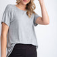 Basic Scoop-neck Tee