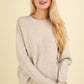 Raglan Dolman Sleeve Knit Sweater