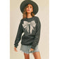 Bow Graphic Sweatshirt