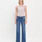 LV1488: MID RISE FULL LENGTH STRAIGHT LEG JEANS