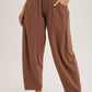 RELAXED BARREL PANTS WITH POCKETS