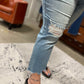 JB88512 Mid Rise Destoyed Jeans