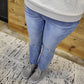 Rylee Risen Jeans - MID RISE SLIM STRAIGHT JEANS