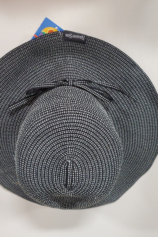 Heathered Black Rimmed Hat