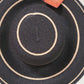 Black & Tan Rimmed Hat