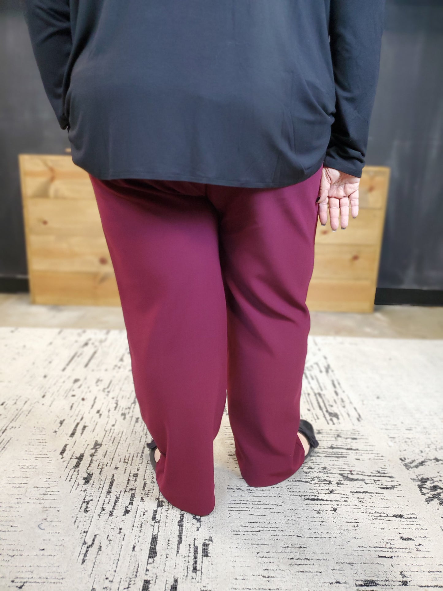 Let it Be Curvy Pull On Dress Pants