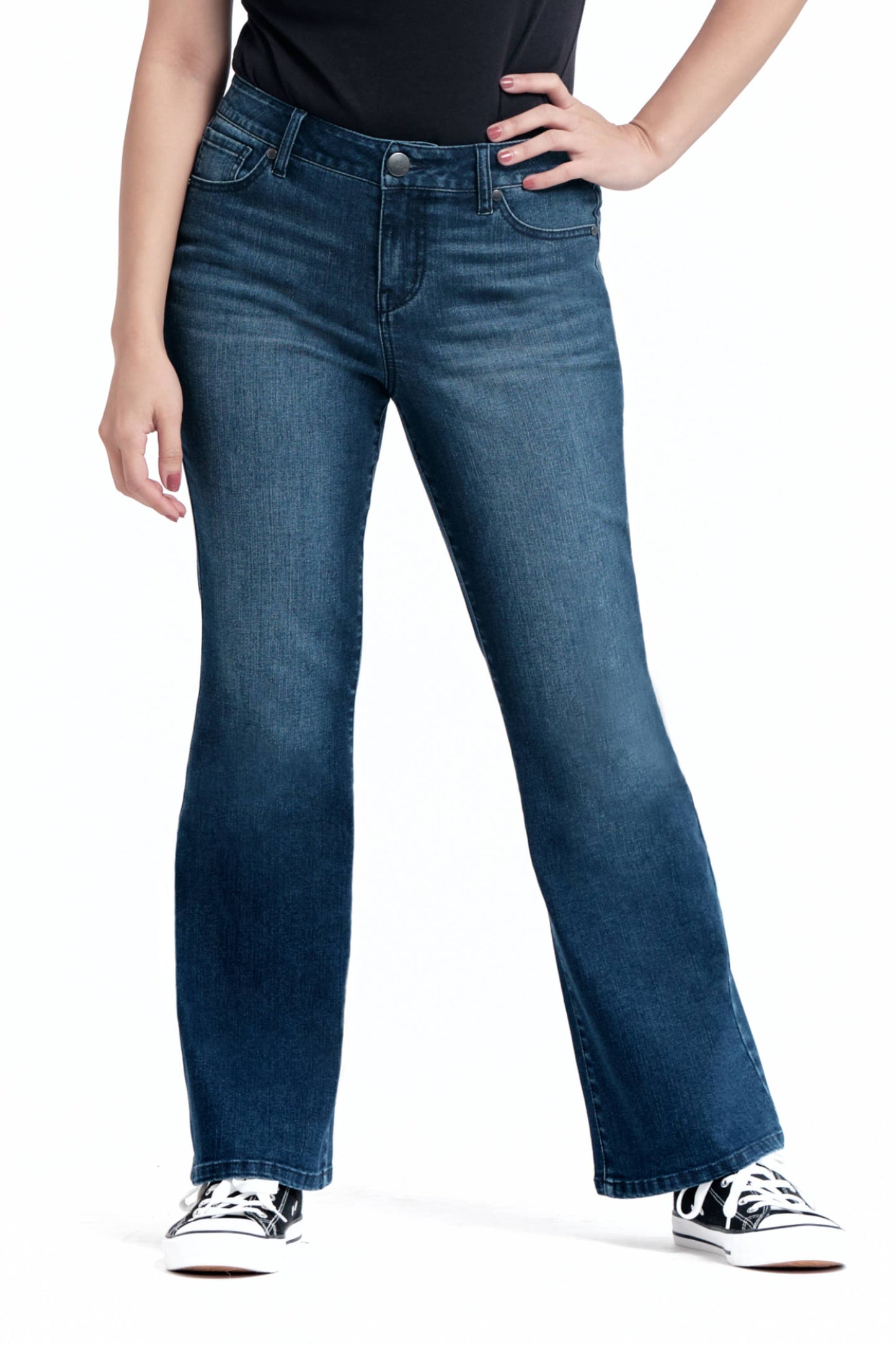 PETITE Penelope 29" Mid-Rise Boot Jeans