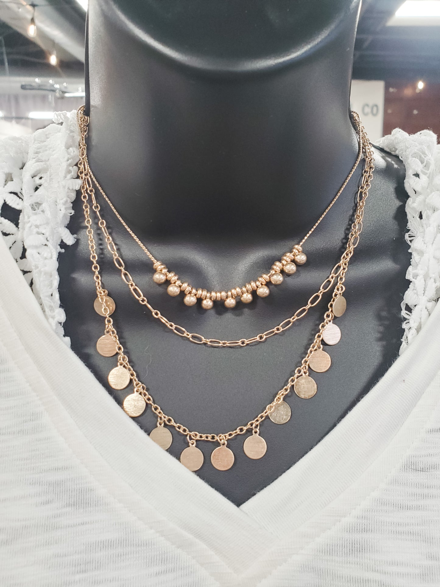 Gold Layered Coin Necklace